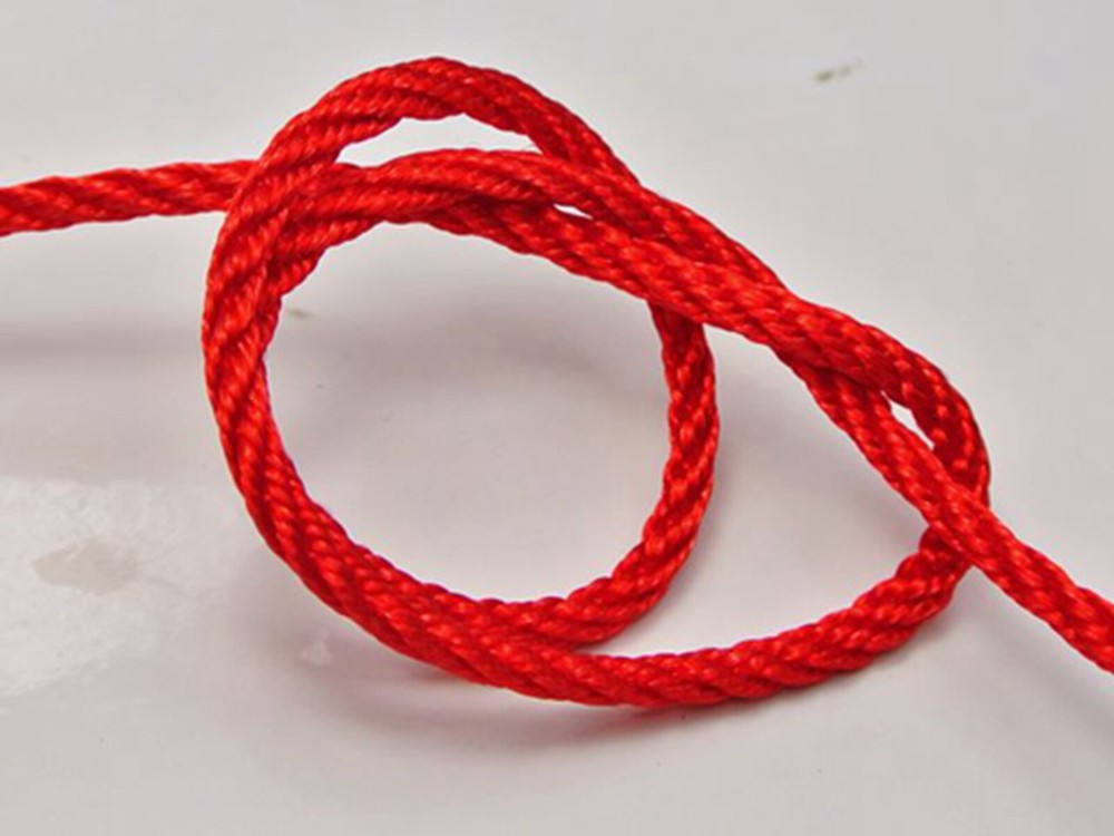 32.8 Feets Red Nylon Love Rope Binding Bind up Synthetic Silk String 2mm
