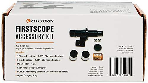 Celestron 21024-ACC FirstScope Accessory Kit (Black)