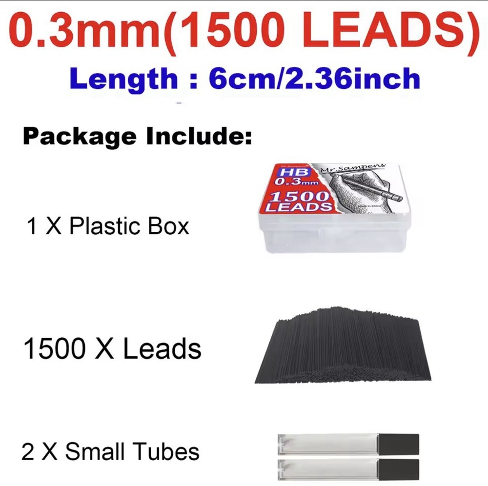 0.3mm lead refills