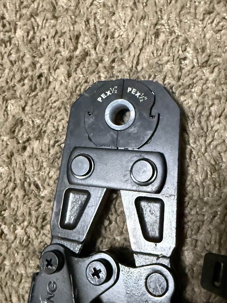 Apollo PEX-B Crimp Tool Kit "MSISING DIFFERENT CRIMP RING SIZES. TOOL ONLY WORKS