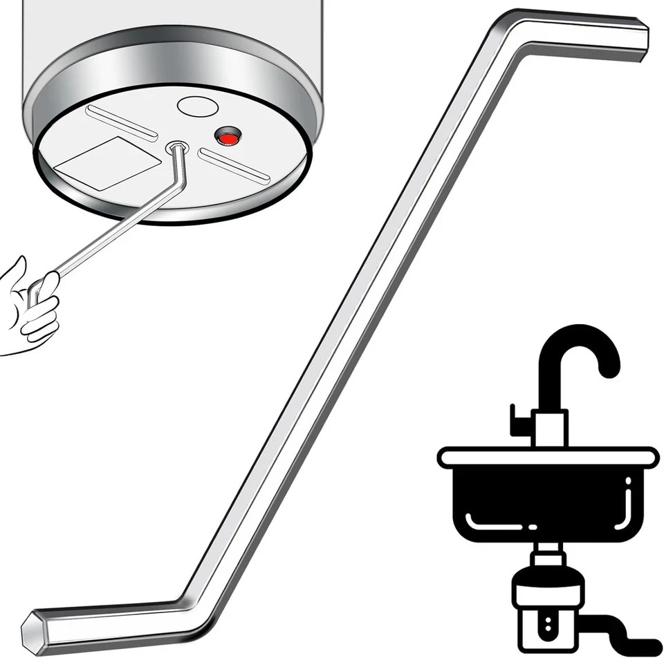 Garbage Disposal Wrench, Allen Wrench Tool Compatible 1 Pack