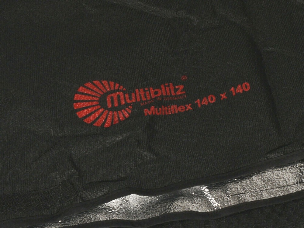 PRL) MULTIBLITZ MULTIFLEX SPEAKER CANVAS 140 x 140 SOFTBOX DIFFUSER PHOTO STUDIO