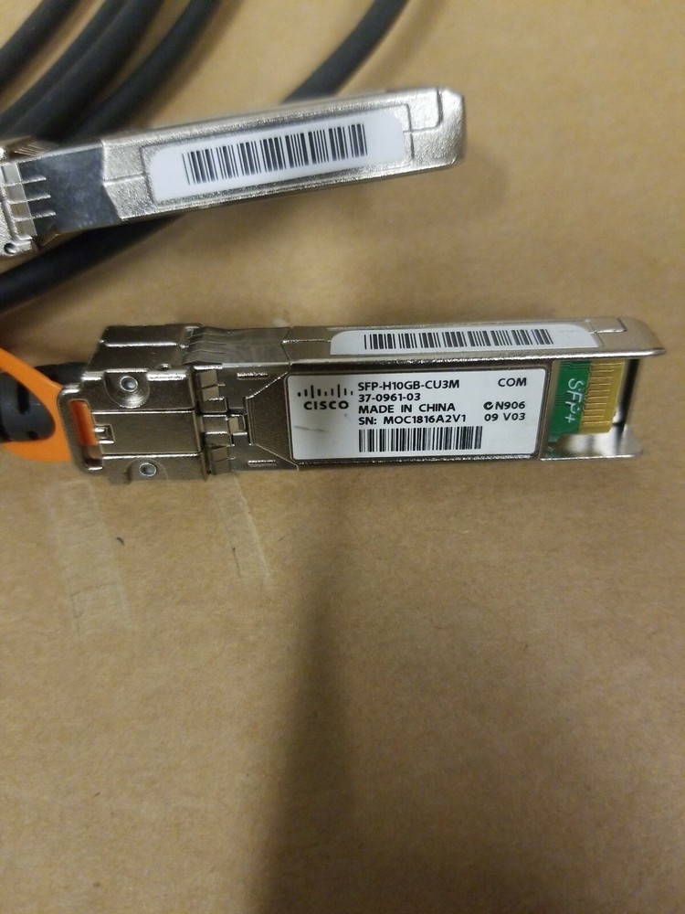 NOS CISCO SFP-H10GB-CU3M