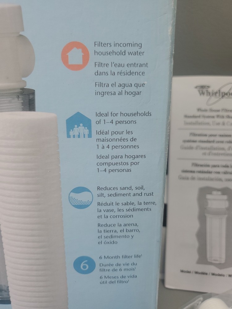 Whirlpool WHKF-DWHV Whole Home Premium Water Filtration System w/ Filter New