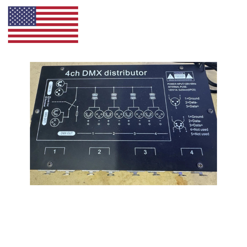 4ch DMX distributor