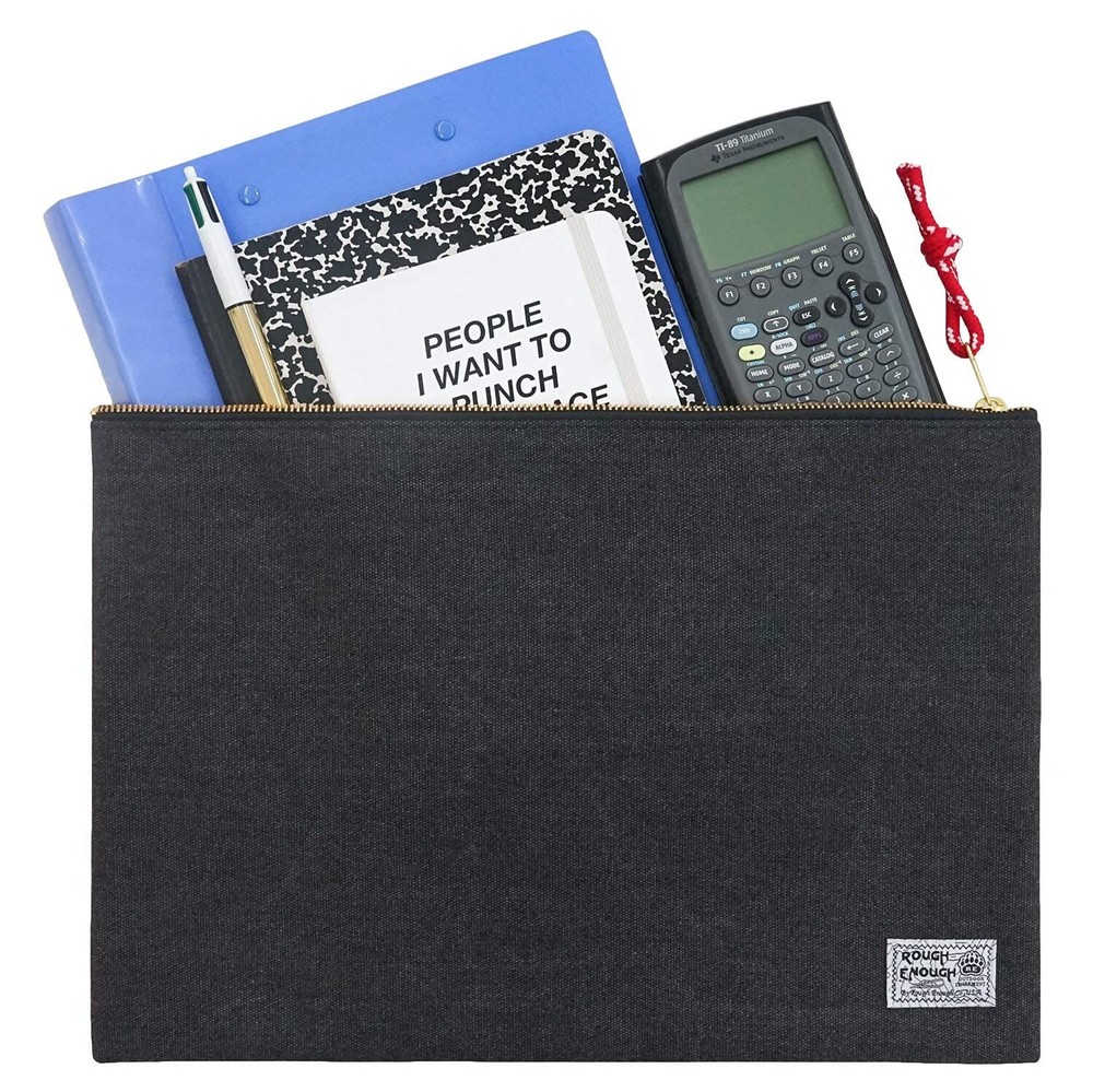 Rough Enough Important Document Organizer Safe Folder for Travel Storage Canv...