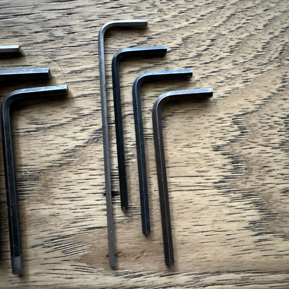 Assorted SAE Hex Wrenches 17 Piece