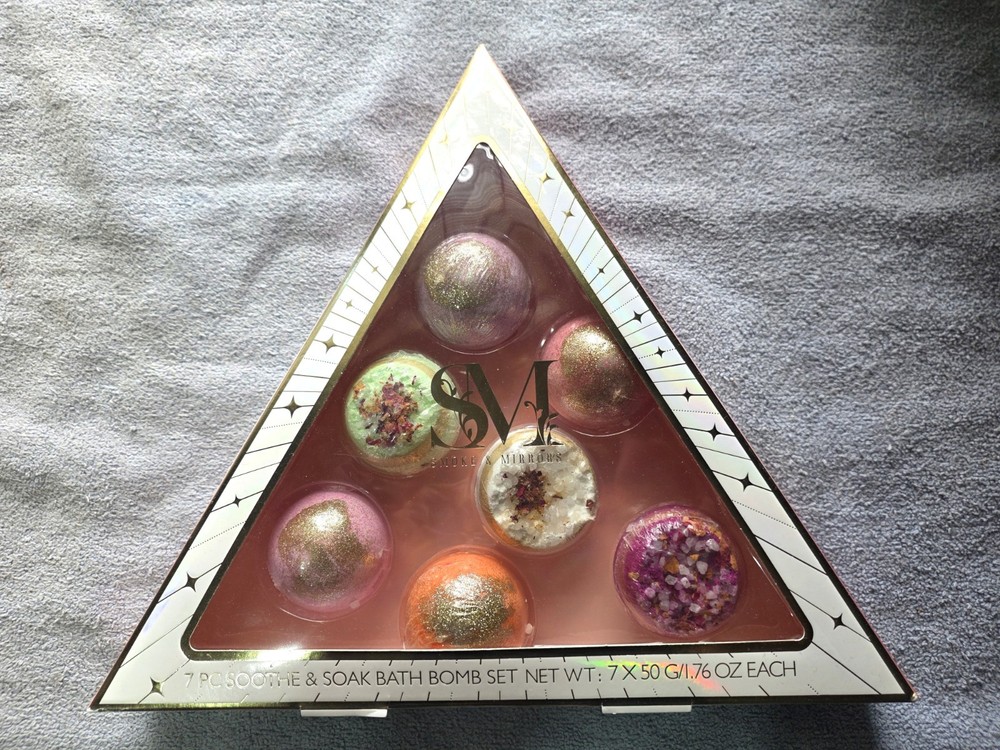 7 PC SMOOTHE & SOAK BATH BOMB SET