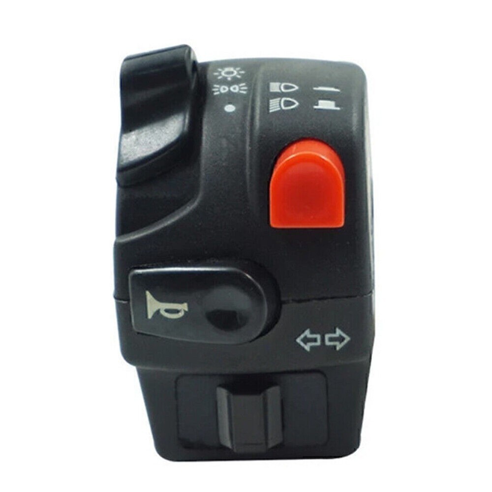 7/8" 22MM Motorcycle Horn Button Electric Start Handlebar Controller Switch