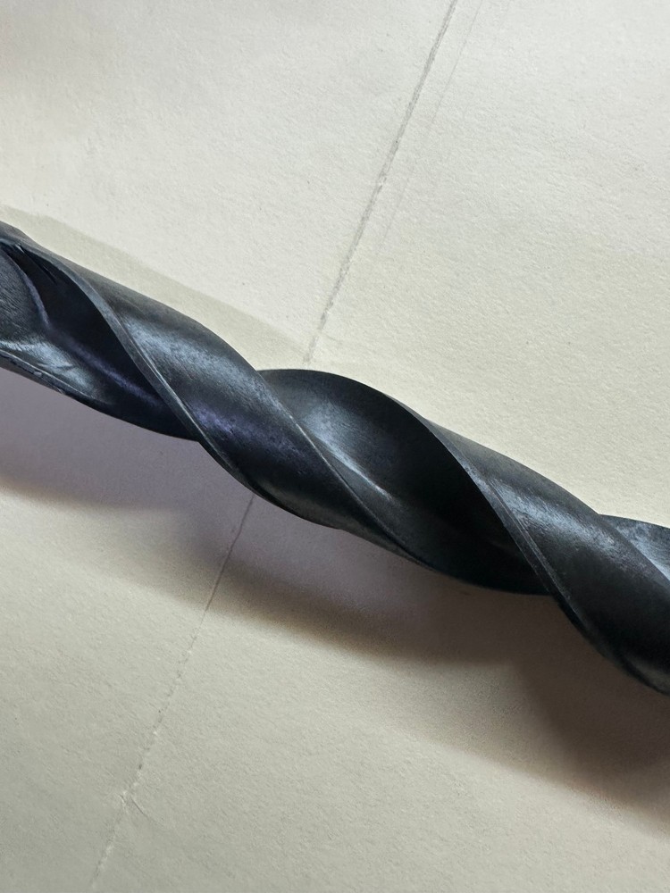 TAPER SHANK DRILL BIT 13" OAL X 1-1/4" OAD, HSS