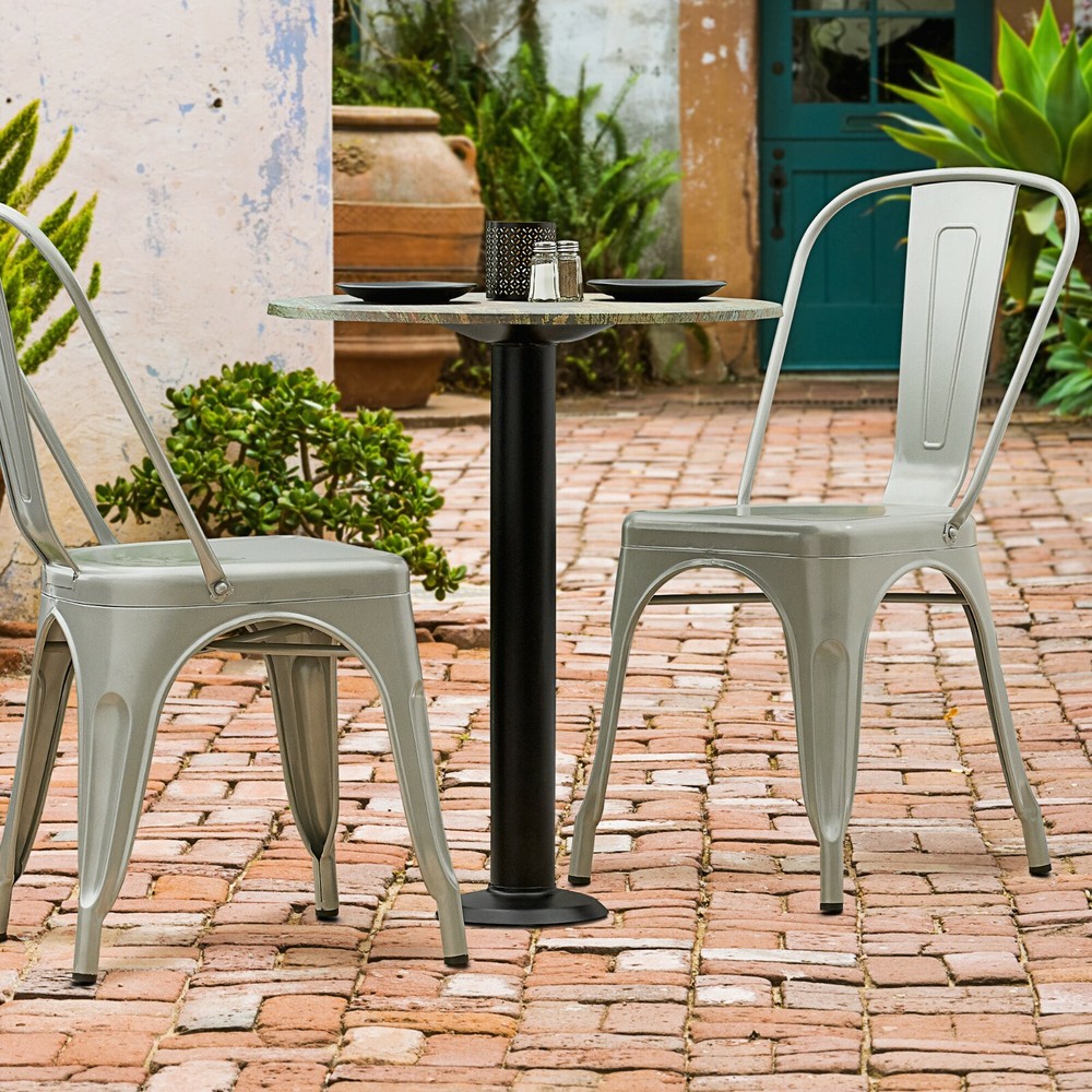 Bolt Down Restaurant Table Base with 3'' Dia. Standard Height Column