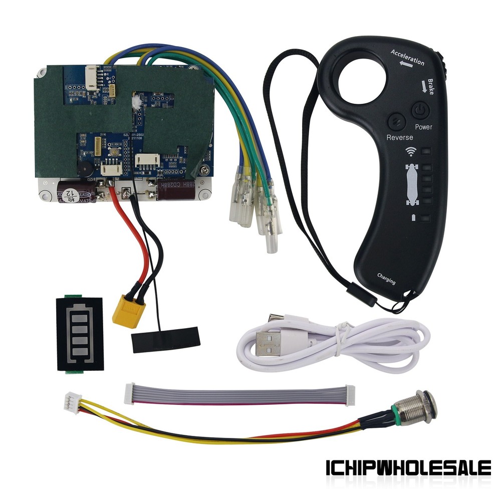 10S 36V Electric Skateboard Controller Dual Motor Driven w/Remote ESC Substitute