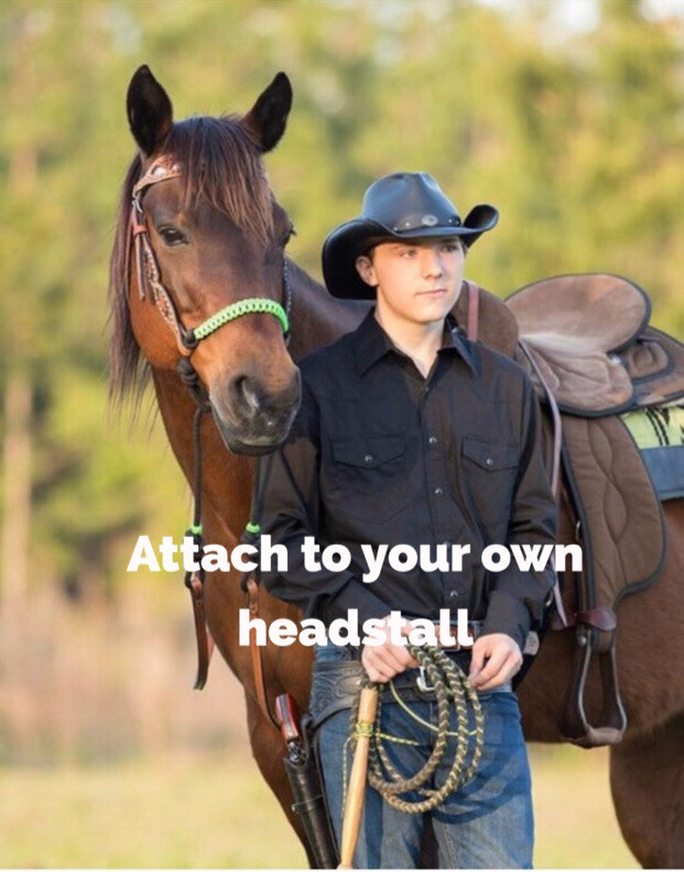orange indian bosal
