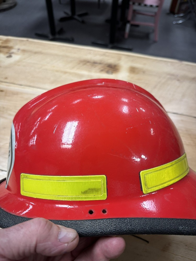 Vintage Traditional Firefighter Helmet Red 2H