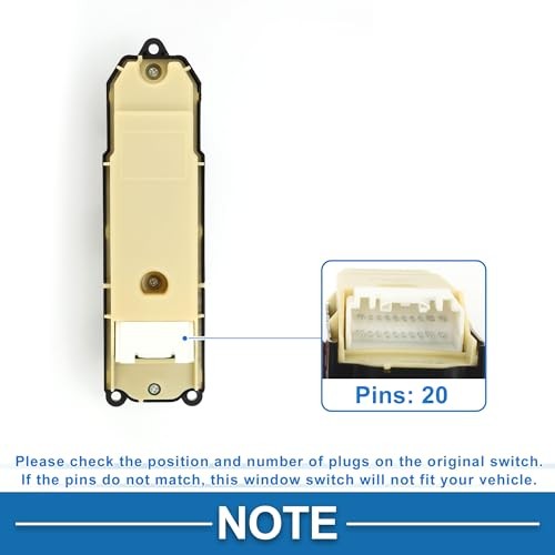 Power Window Switch No.8404048080 Front Left Driver Side Window Control Switch