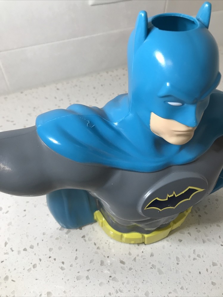 DC Comics Batman Plastic Watering Can Blue Cape New With Tag