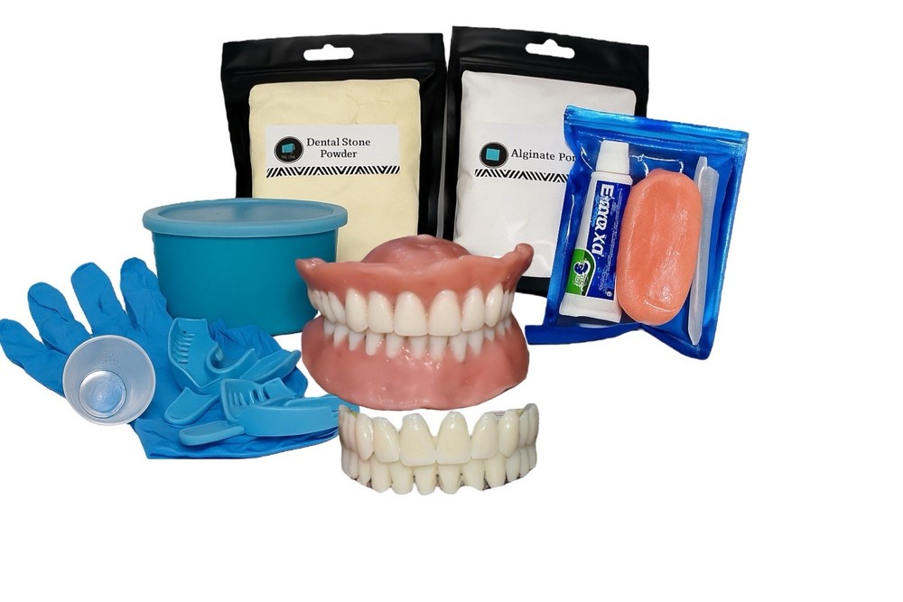 DIY Denture Kit Create Full Or Partial at Home Alginate Impression Custom Fit