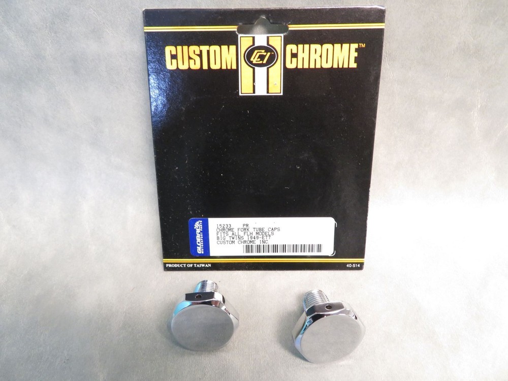Chrome Fork Tube Caps