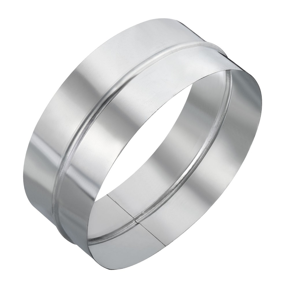 12" Galvanized Steel Duct Connector Duct Coupling Vent Coupler, 4" Long