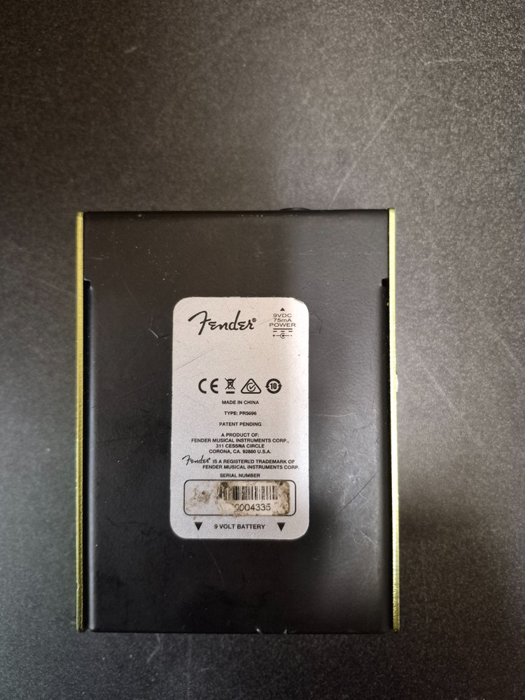 Fender pour over envelope filter with cable set