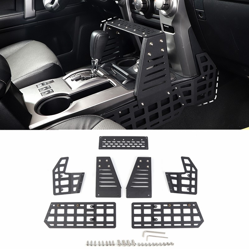 Fits For 4runner 2010+ Center Console MOLLE PANEL Bracket Rack