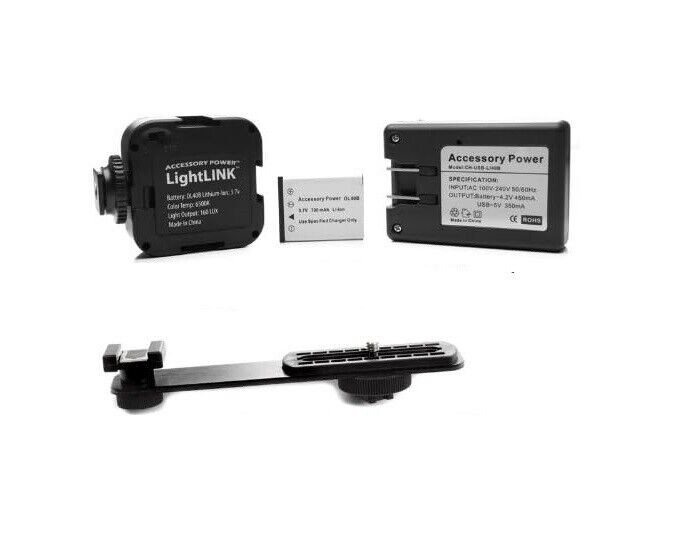 Rechargeable Video Camera Light Panel 36 Dimmable LED Bulbs, Built-in Diffuser