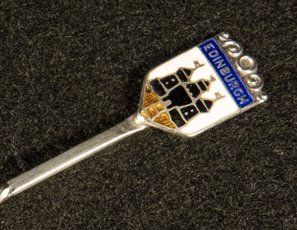 Souvenir Spoon 800 Silver Edinburgh 6.3g 4"