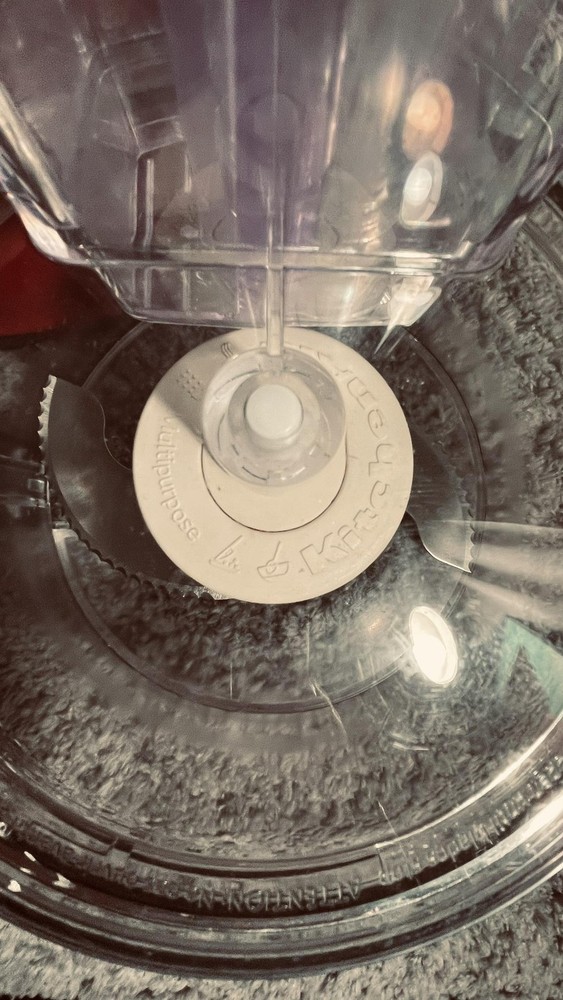 KitchenAid 4 Cup Food Processor Red Motor Base Bowl Lid Blade Pusher
