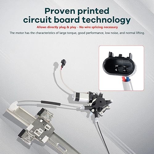 Power Window Regulator Front Right Passenger Side fit for Front Passenger(RH)