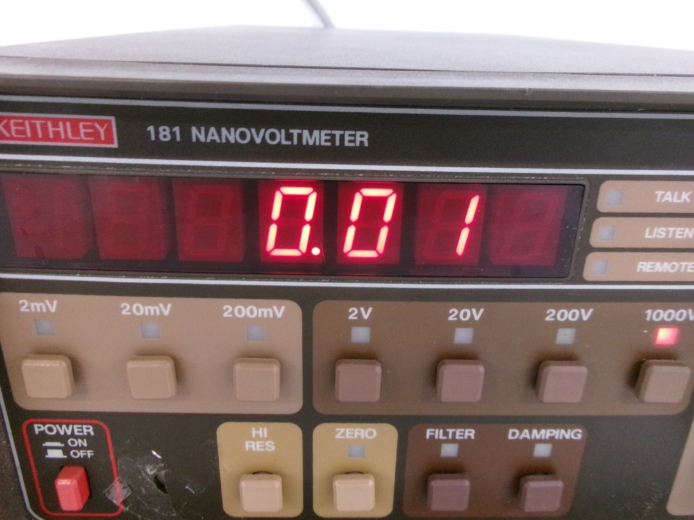 KEITHLEY 181 NANOVOLTMETER (JGL12)