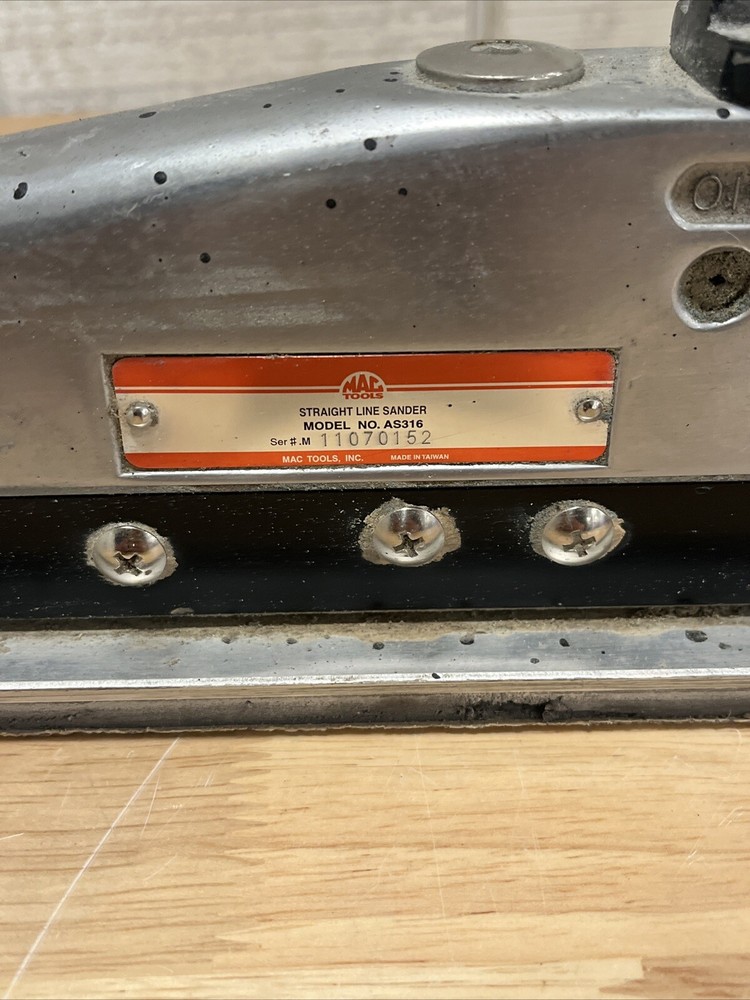 Mac Tools Straight Line Air Sander