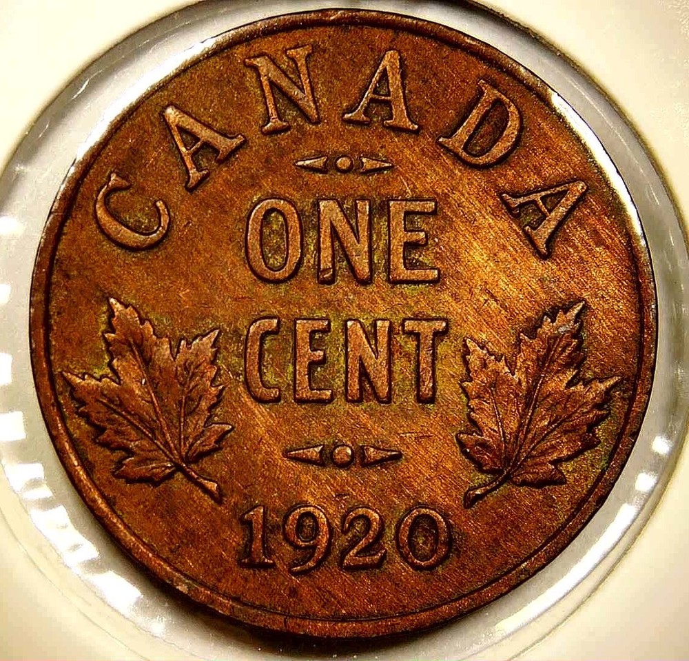 1920 Canada Small Cent King George V