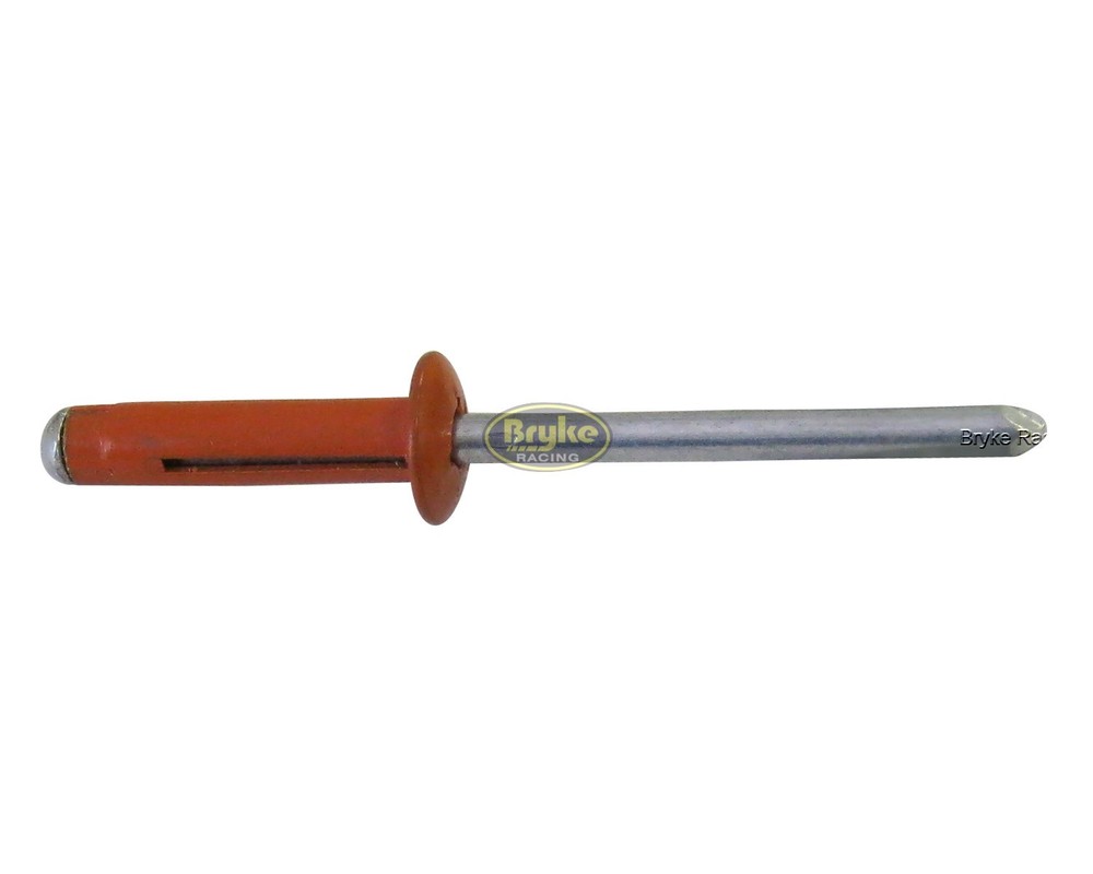 Exploding Small Head Orange Pop Rivets 50ct. Tri Fold Fasteners Rivet USMTS IMCA