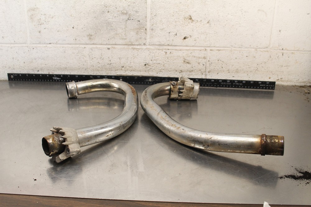 1978 Honda CX500 EXHAUST HEADER PIPE PAIR A420