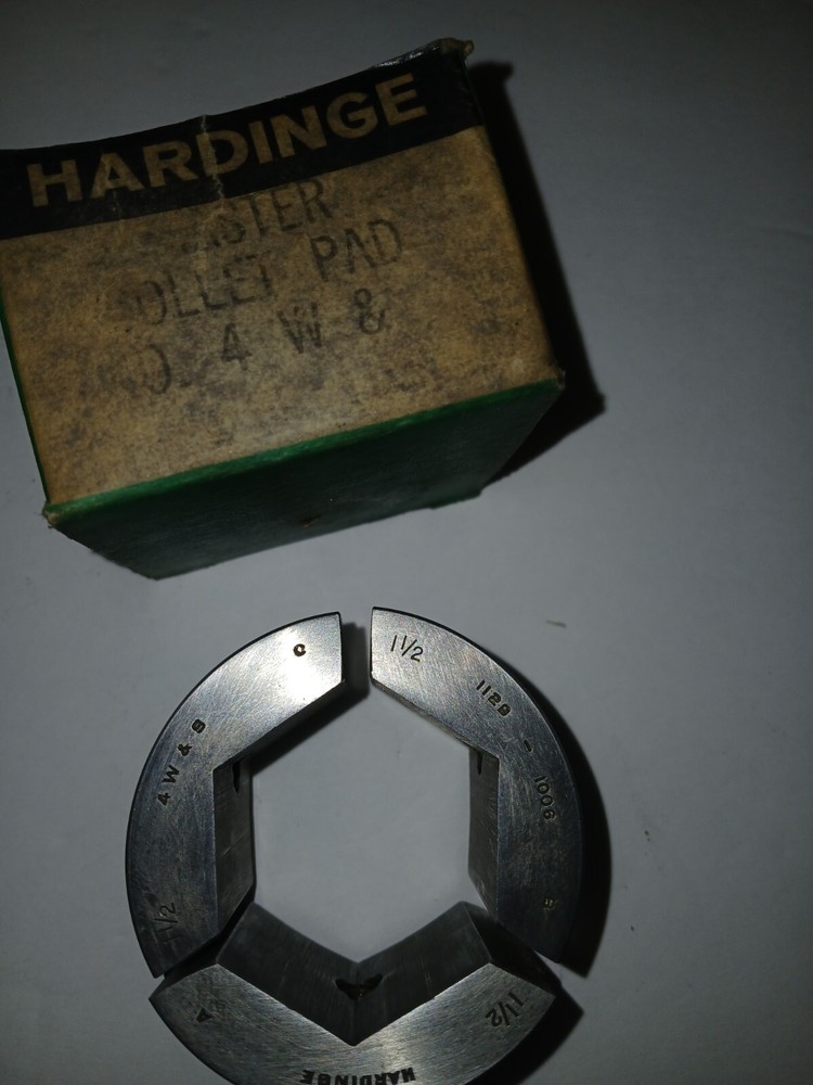 Hardinge W&S NO.4 MASTER COLLET PADS HEX 1.500
