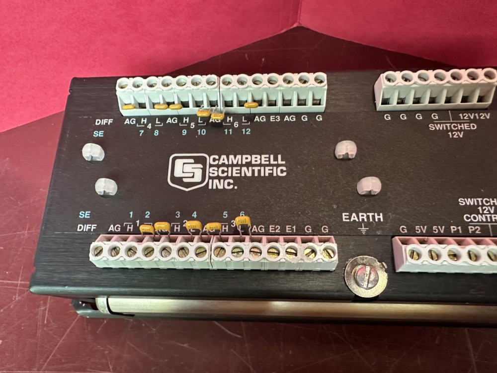 AS IS UNTESTED Campbell Scientific CR10 Measurement/Control Module +Wiring Panel