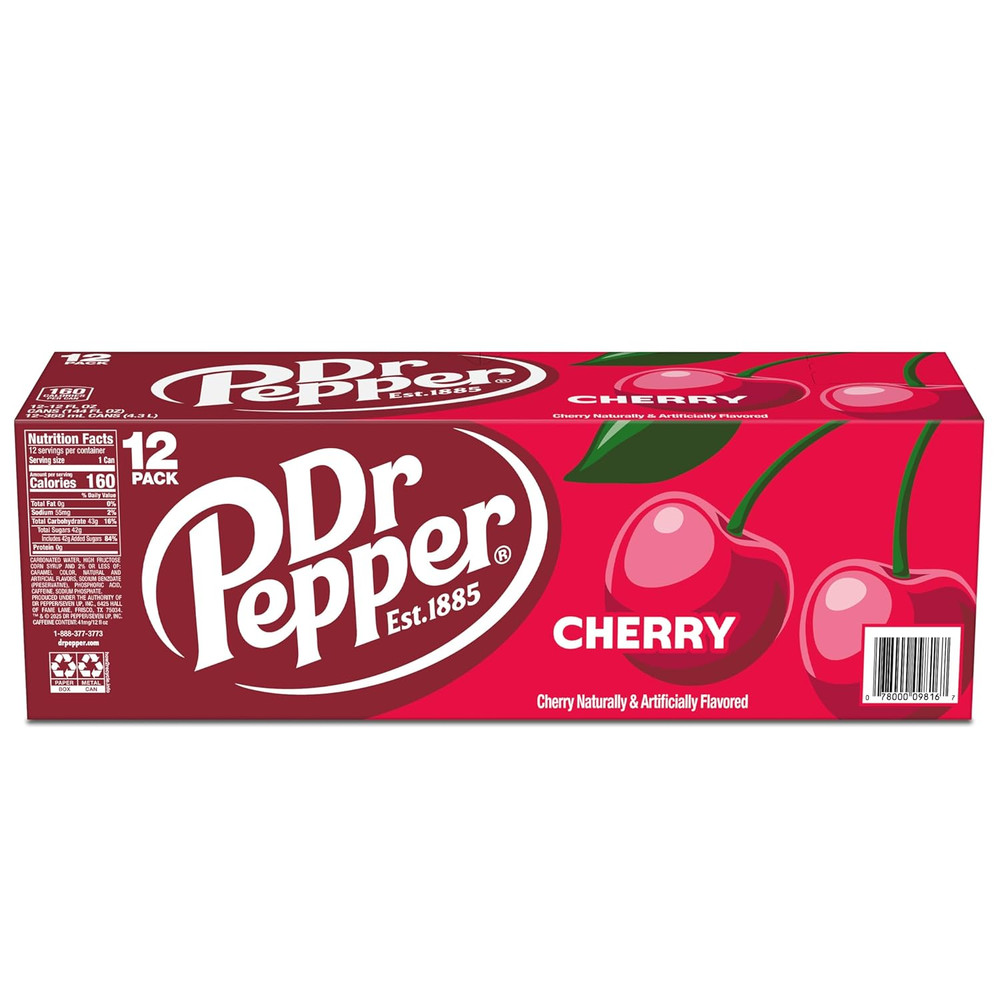 - CHERRY, 12 OZ, 12 PK