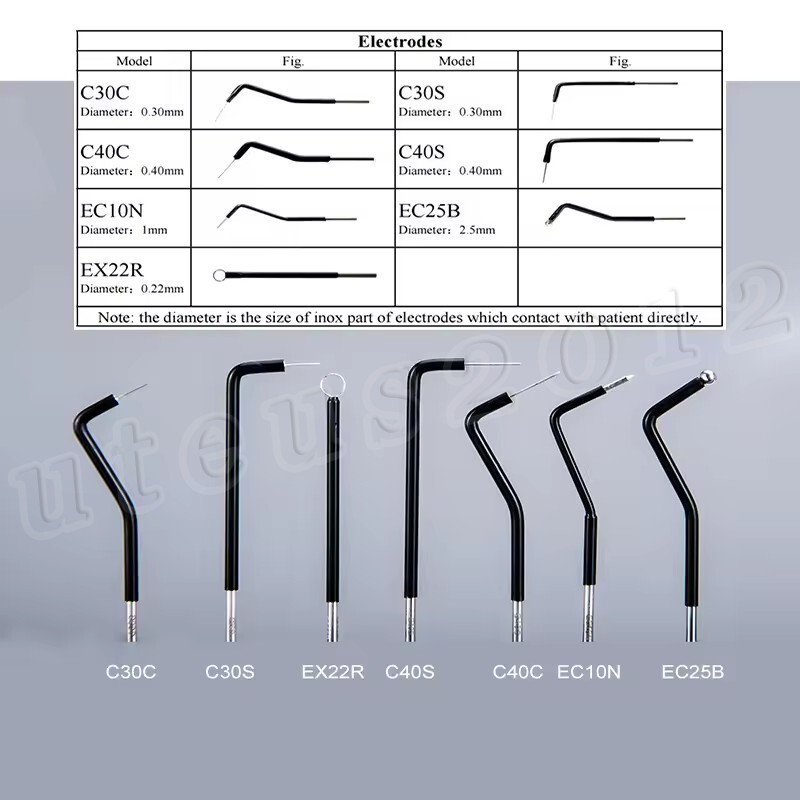 7 PCS SET ES-20 Electrosurgery Electrode Tips