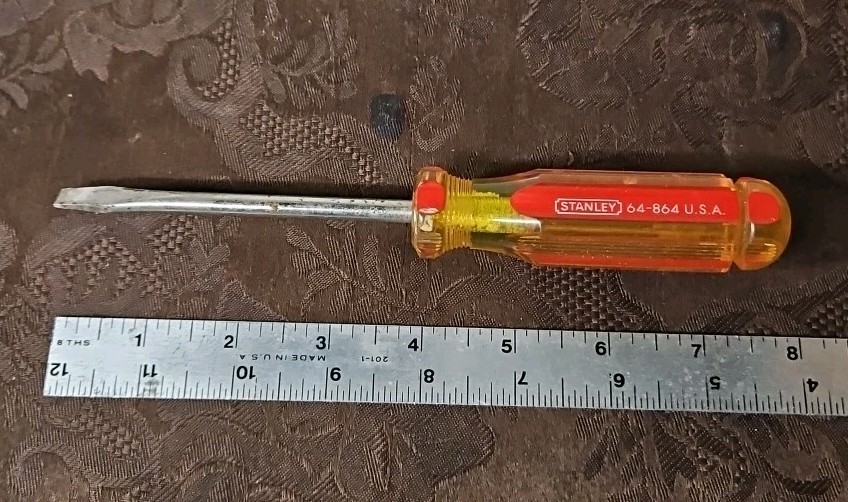 Vintage Stanley Screwdriver 8"
