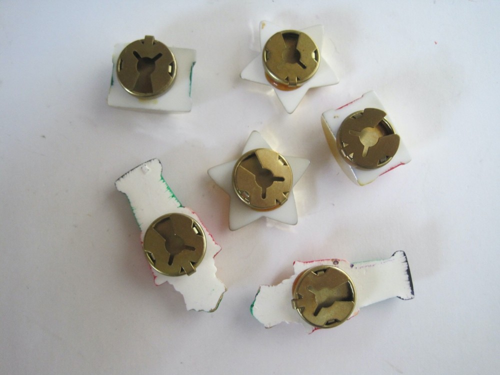 Christmas Drum Star Nutcracker Button Covers Set 6