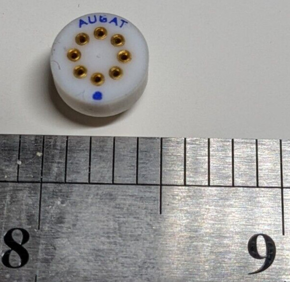 NOS Augut 10 Pin IC Socket – Gold Leads