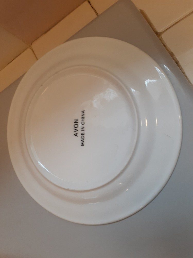 Avon Ceramic Judaica Hanukkah Plate 8.1"
