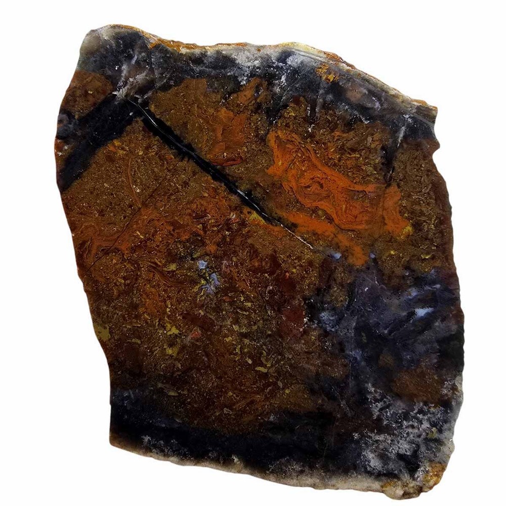 Utah Raspberry Agate Slab  Lapidary Stone Slice Cut Rock