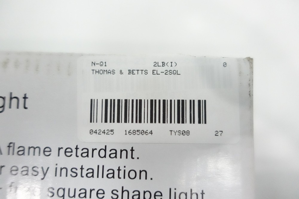Thomas & Betts EL-2SQL Emergi-lite Square Led Head Light 120/277v-ac