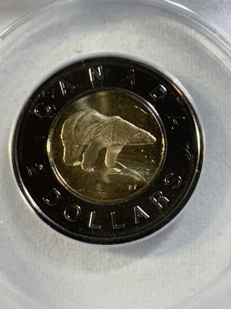 2008 Canada $2 Toonie Graded MS 67 by ANACS