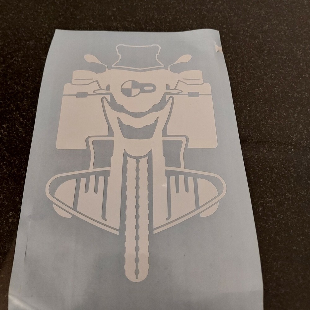 Boxer cafe racer motorcycle decal