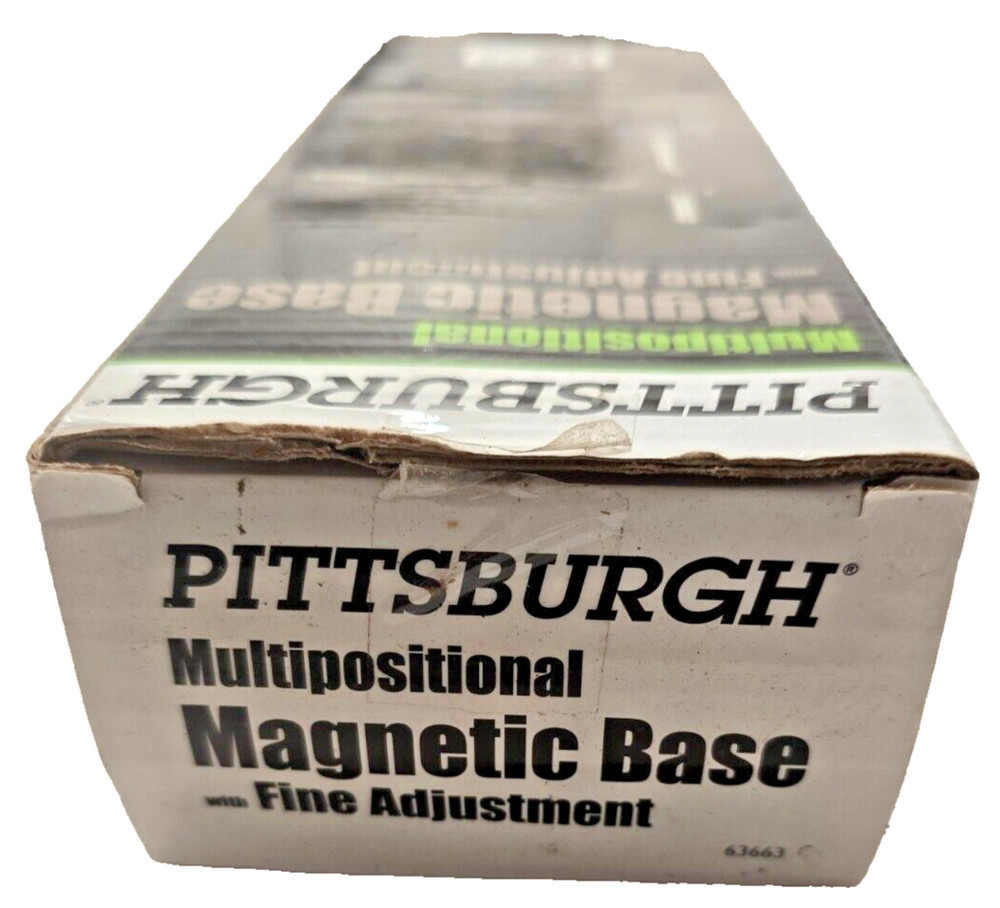 Pittsburgh Multipositional Magnetic Base w/Fine Adjustment Model 63663