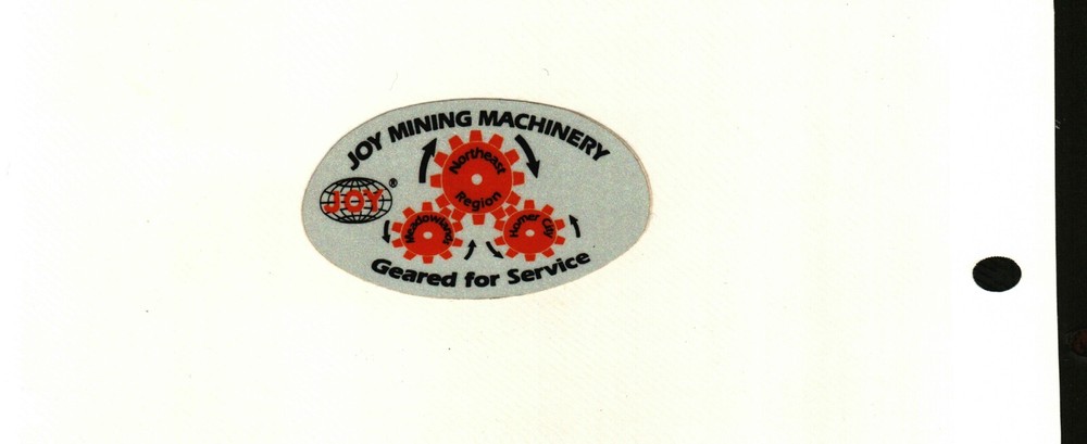 NICE NORTHERN REGION JOY GLOBE COAL MINING STICKER # 2