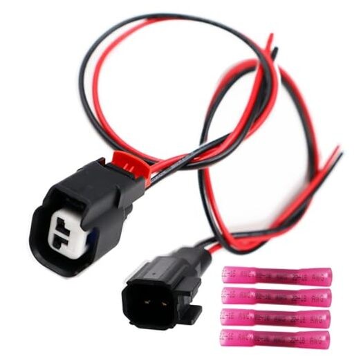 2-Pin ABS Wheel Speed Sensor Connector Compatible with Ram 2500 2011-2024