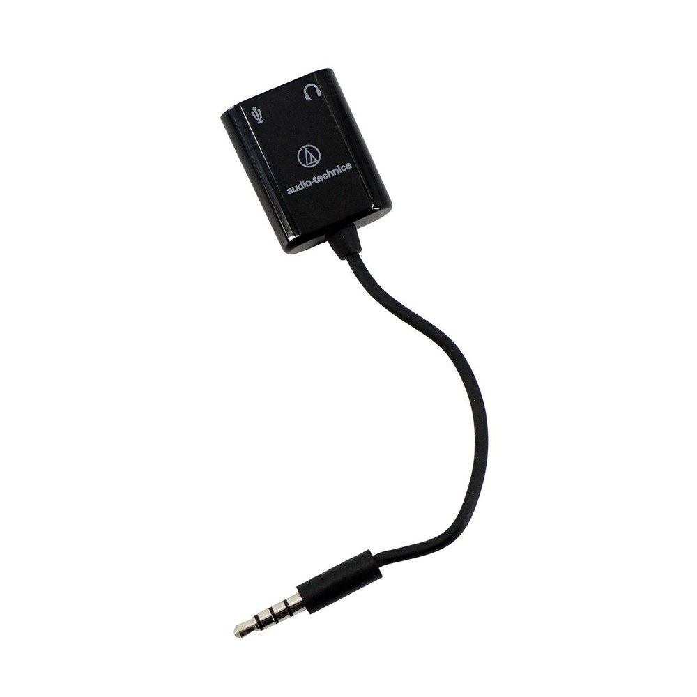 Audio-Technica 3.5mm Headset Adapter - Headphone/Microphone Y Splitter